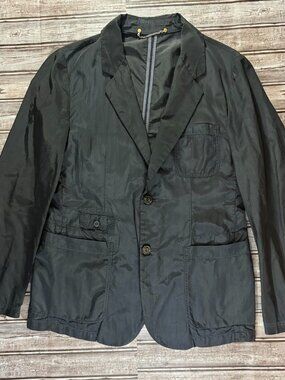 CP COMPANY  polyamide unstructured Blazer Jacket  sz 48 US M navy made Italy